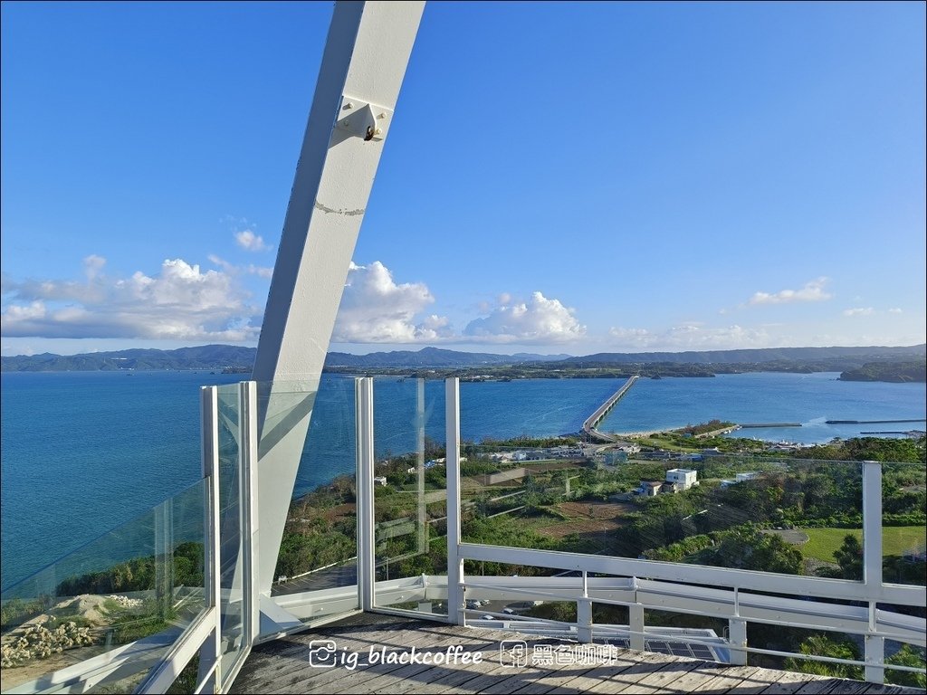 【沖繩．北部】古宇利海洋塔Ocean Tower．登上塔頂發