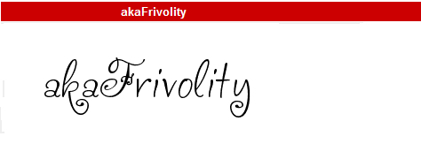 字型:akaFrivolity