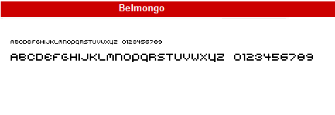 字型:Belmongo