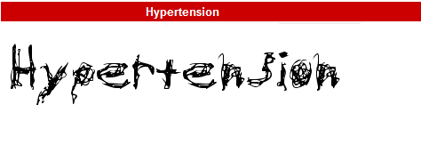 字型:Hypertension