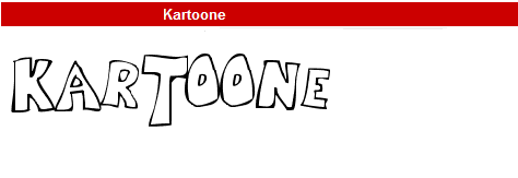 字型:Kartoone