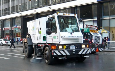 street sweeper - front