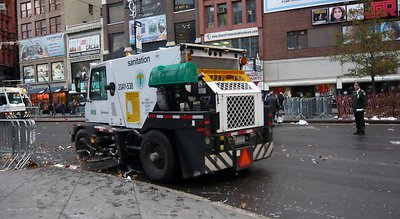 street sweeper - back