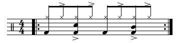 Country two-beat variation