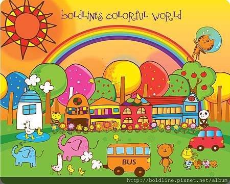 Boldline Colorful world