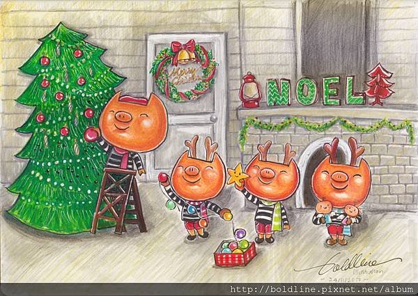 3 little pig Christmas2