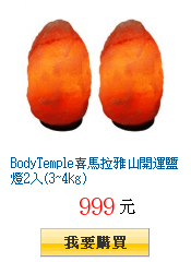 BodyTemple喜馬拉雅山開運鹽燈2入(3~4kg)