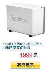 Synology DiskStation DS212j網路儲存伺服器