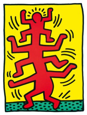 Keith Haring Growing