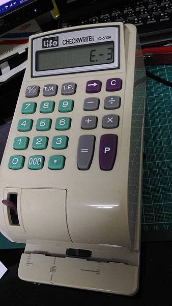 維修Life支票機 ~ LC600A LC700 CHEC