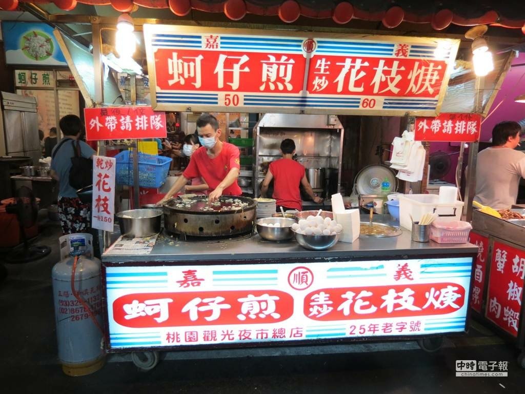 「桃園觀光夜市」在地人推薦的排隊美食清單！