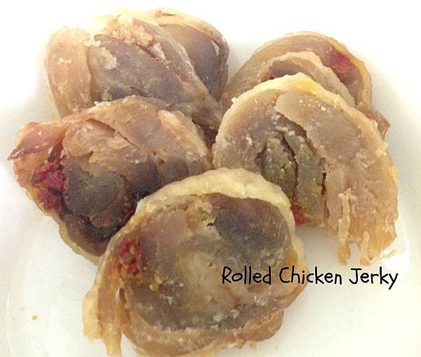 rolled chicken jerky