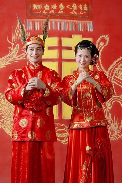 中式結婚禮服