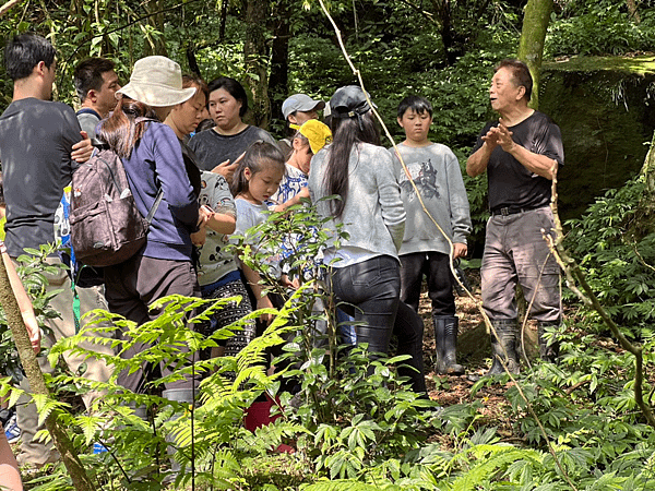 2024年3月23日 四分尾山社區品蝶閱林計畫課程--茭白筍