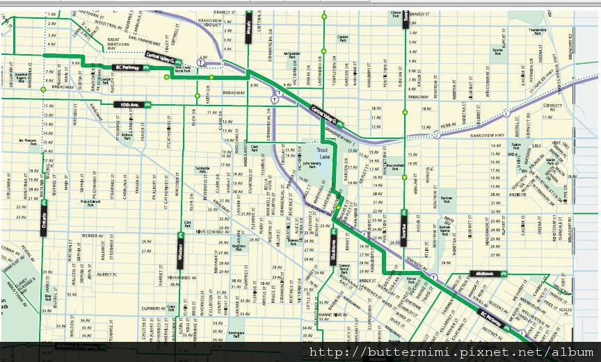 parkway bike route