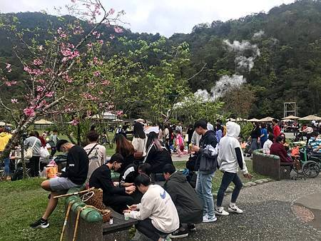 地熱谷公園休息位置