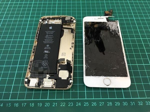 IPHONE6 面板破裂,背蓋變型