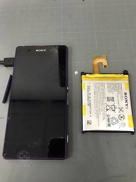 SONY Z2電池小膨脹