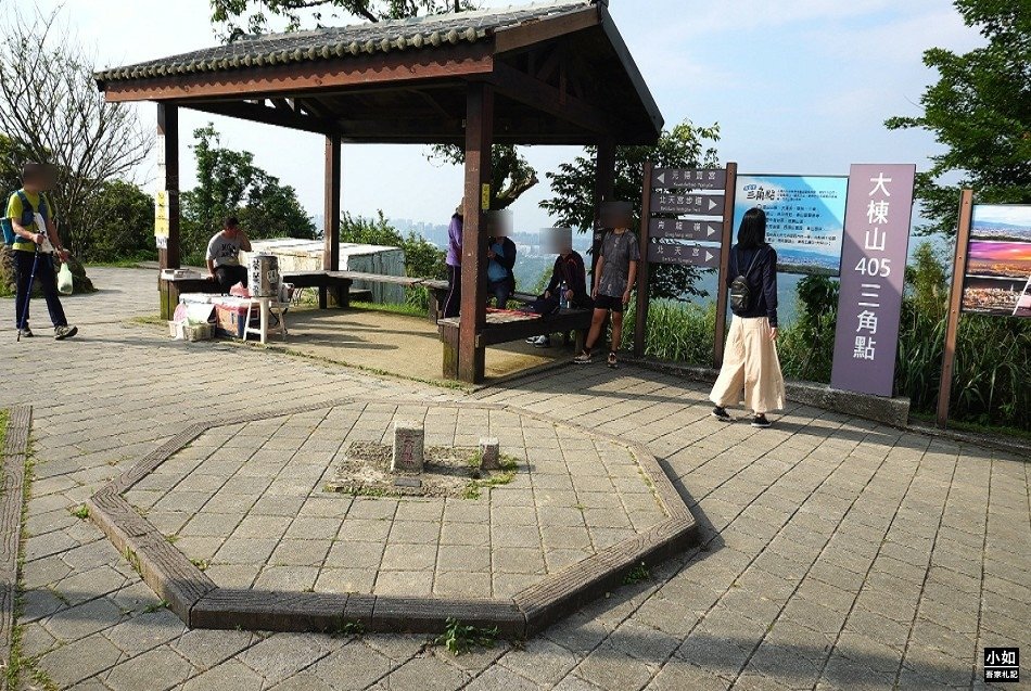 【龜山步道】大棟山步道,大棟山405三角點,小百岳,經過秋壇