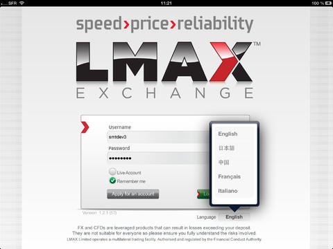 LMAX(iPad1)