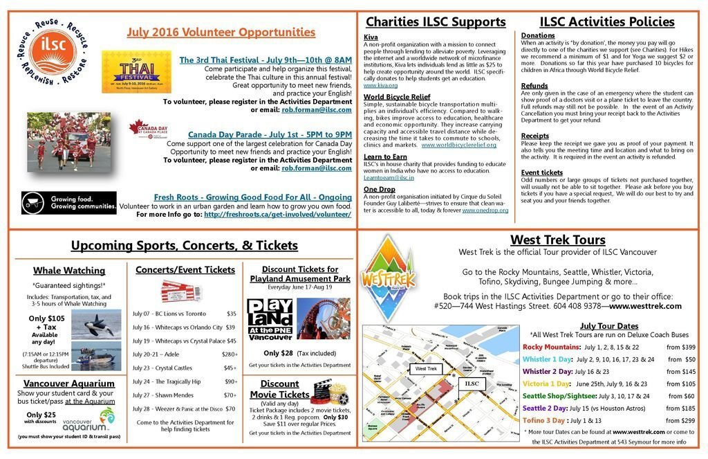 ILSC 2016 June Activity