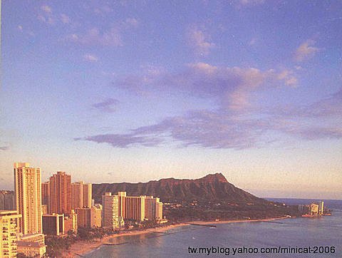 Hawaii Waikiki Beach postcard 夏威夷威基基海灘明信片.jpg