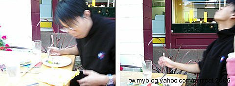 台北靈糧堂紐西蘭短宣隊 奧克蘭餐廳 吃生蠔的表情.jpg