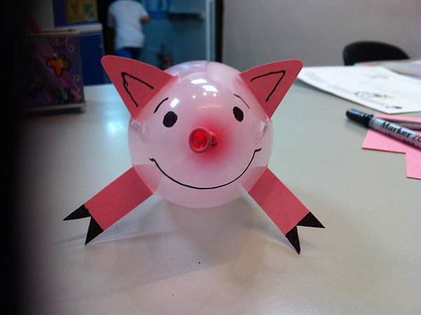 balloon pig craft