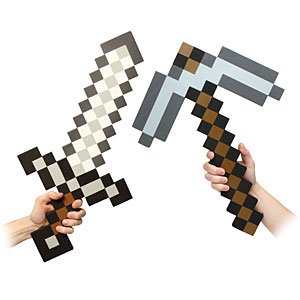 f499_minecraft_foam_sword_pickaxe