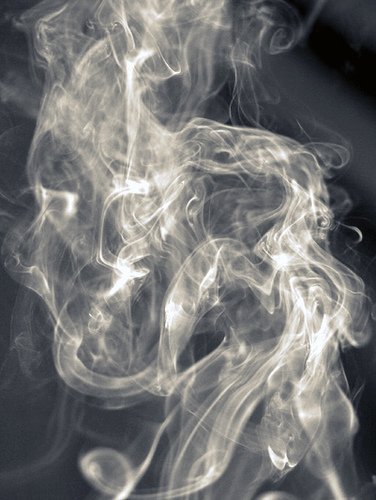 white smoke