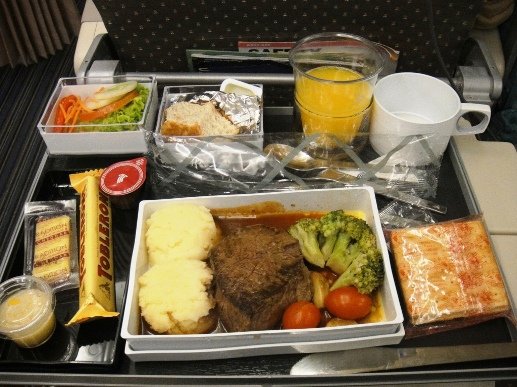 airplane meal