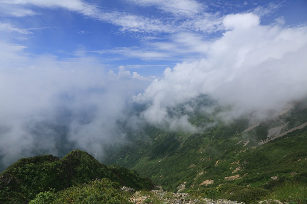 日本：後立山連峰之3～五竜岳與八峰キレット