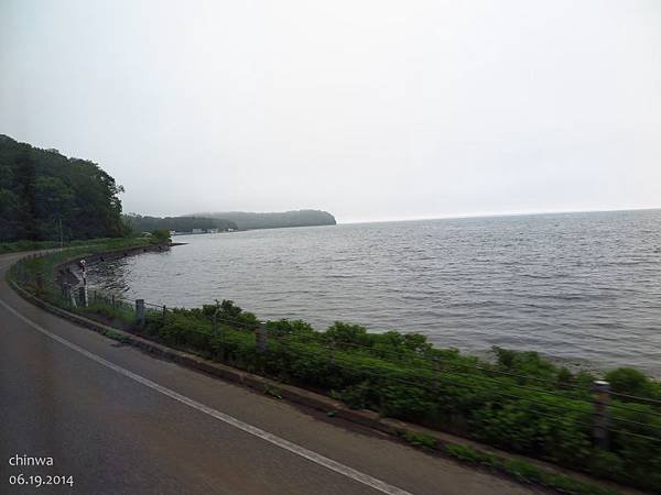 車窗風景.サロマ湖