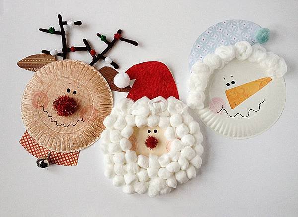 paper-plate-christmas-characters-santa-snowman-rudolph-1