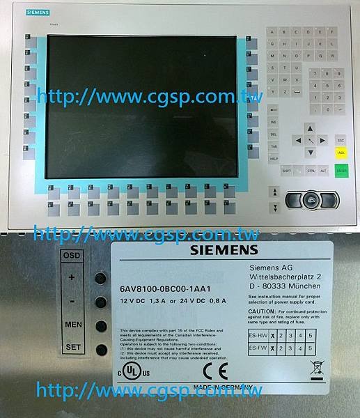 SIEMENS 6AV8100-0BC00-1AA1 正