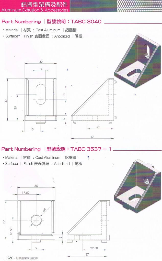 鋁擠型架構及配件 (15)