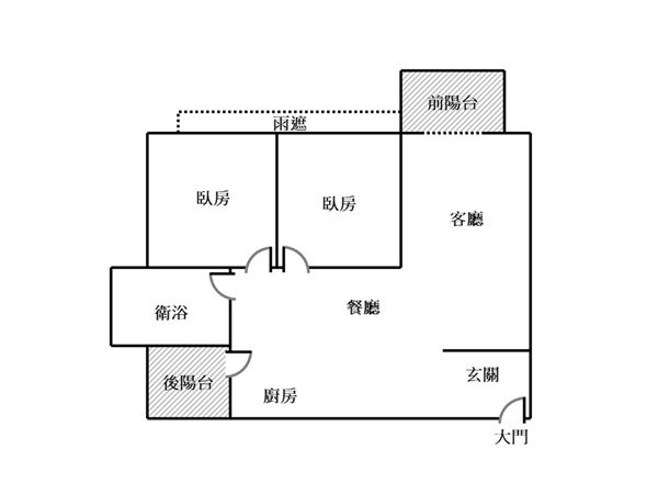 自由大道綠景樹梢溫馨兩房格局圖~台慶崩壞金城武~陳冠群~0966615591 (17).jpg