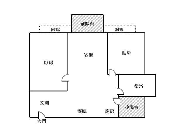 自由大道外棟海景視野兩房格局圖~台慶崩壞金城武~陳冠群~0966615591 (17).jpg