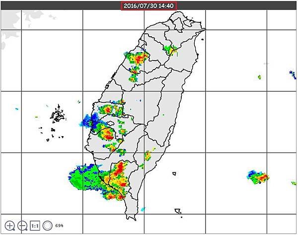 雷達迴波0730