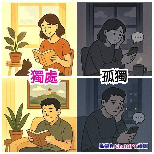 孫肇宜：因為害怕孤獨而去屈就別人