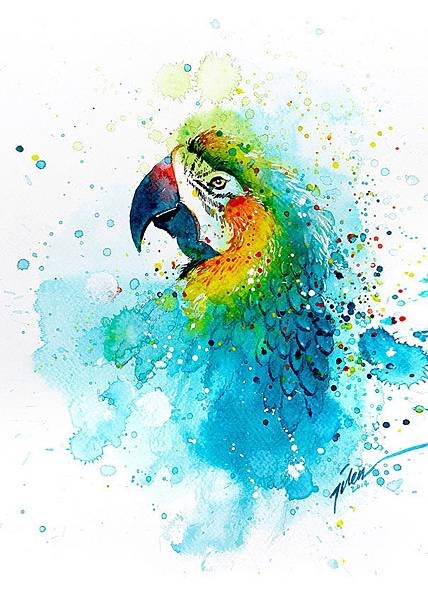 colorful-animal-watercolor-paintings-tilen-ti-12