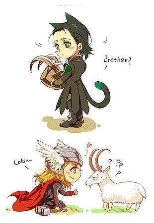 marvel_thor_and_loki_by_athew-d4fdt86