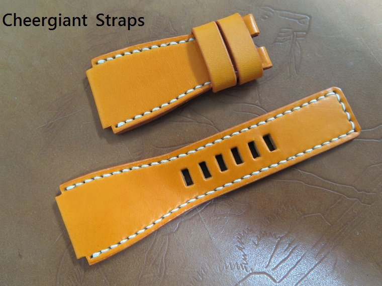 幾款 Bell &amp; Ross BR-02 手工錶帶分享 Some Bell &amp; Ross BR-02 cowskin straps