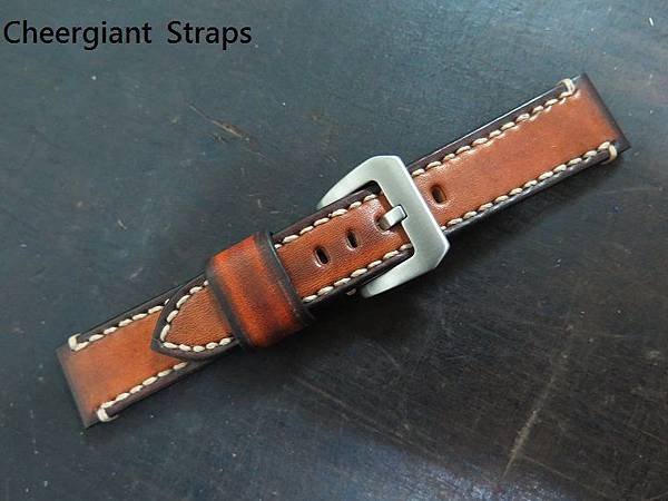 Rolex brown vintage cowskin strap, 20x18mm, 75x115mm, thick 5.2mm taper to 4.2mm. 01 .JPG