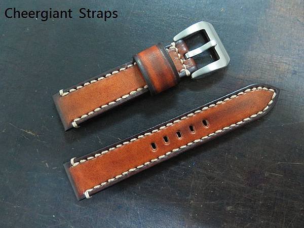 Rolex brown vintage cowskin strap, 20x18mm, 75x115mm, thick 5.2mm taper to 4.2mm. 02.JPG