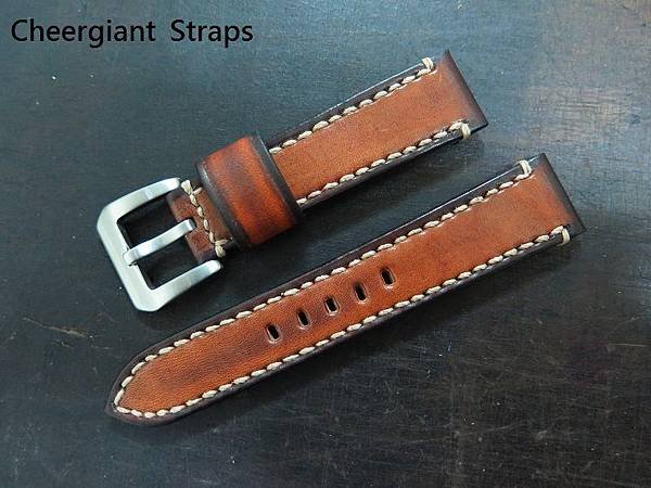 Rolex brown vintage cowskin strap, 20x18mm, 75x115mm, thick 5.2mm taper to 4.2mm. 03.JPG