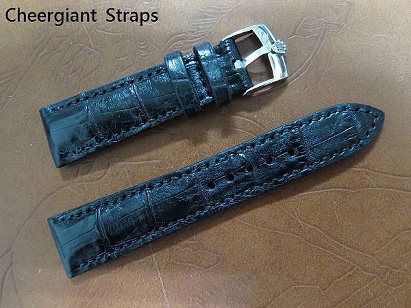 Rolex Datejust padded croco strap,19x16mm, 63x105mm,thick 5.0mm taper to 2.5mm. 06.JPG