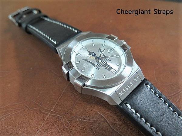 Maserati Potenza black leather strap,18(24)x20mm, 80x125mm, thick 6.0mm taper to 3.0mm.08.JPG