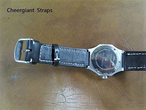 Maserati Potenza black leather strap,18(24)x20mm, 80x125mm, thick 6.0mm taper to 3.0mm.09.JPG