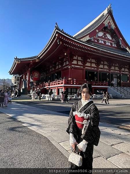 【日本東京】淺草寺雷門 和服租借體驗／含攝影及彩妝服務／波蘿